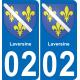 02 Laversine-aufkleber plakette ez stadt