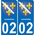 02 Laversine-aufkleber plakette ez stadt