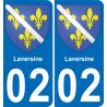 02 Laversine sticker plate registration city