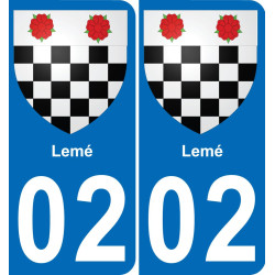 02 Lemé adesivo piastra di registrazione city