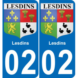 02 Lesdins adesivo piastra di registrazione city