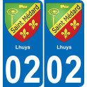 02 Lhuys-aufkleber plakette ez stadt
