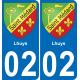 02 Lhuys sticker plate registration city