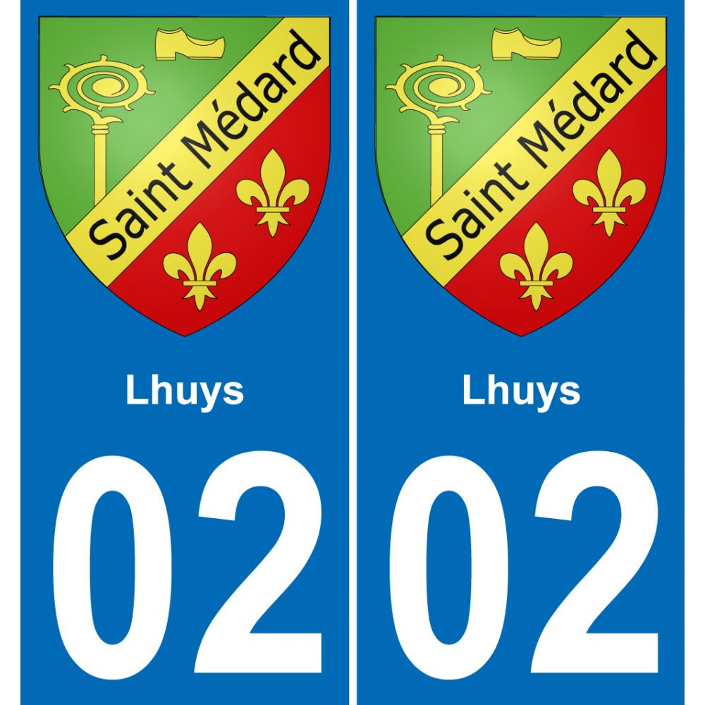 02 Lhuys-aufkleber plakette ez stadt