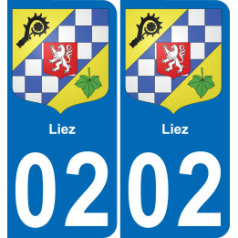 02 Liez sticker plate registration city