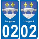 02 Longpont adesivo piastra di registrazione city