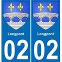 02 Longpont adesivo piastra di registrazione city