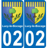 64 Pau autocollant sticker plaque immatriculation auto ville