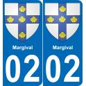 64 Pau autocollant sticker plaque immatriculation auto ville