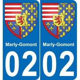 02 Marly-Gomont-aufkleber plakette ez stadt