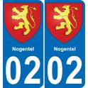 02 Nogentel adesivo piastra di registrazione city