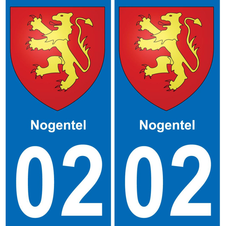 02 Nogentel sticker plate registration city