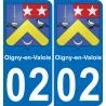 64 Pau autocollant sticker plaque immatriculation auto ville