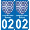 64 Pau autocollant sticker plaque immatriculation auto ville