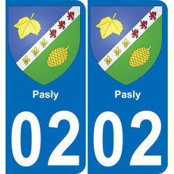 02 Pasly-aufkleber plakette ez stadt
