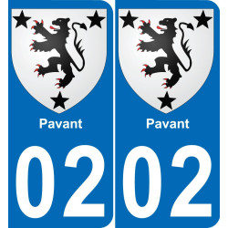 02 Pavant-aufkleber plakette ez stadt