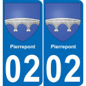 02 Pierrepont-aufkleber plakette ez stadt