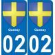 02 Quessy adesivo piastra di registrazione city