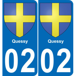 02 Quessy-aufkleber plakette ez stadt