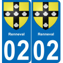 02 Renneval adesivo piastra di registrazione city