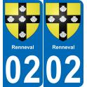 02 Renneval sticker plate registration city