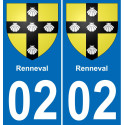 02 Renneval adesivo piastra di registrazione city