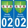 02 Reuilly-Sauvigny adesivo piastra di registrazione city