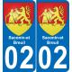 02 Saconin-et-Breuil adesivo piastra di registrazione city