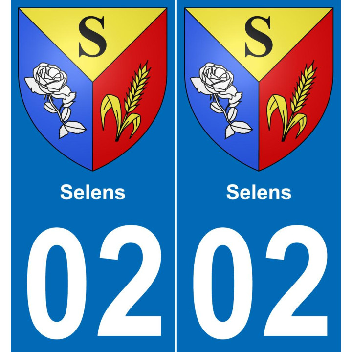 02 Selens sticker plate registration city