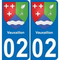 02 Vauxaillon sticker plate registration city