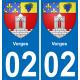 02 Vorges adesivo piastra di registrazione city