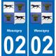 02 Wassigny-aufkleber plakette ez stadt