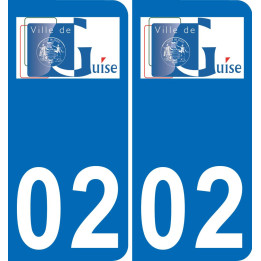 02 Guise-logo aufkleber plakette ez stadt
