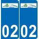 02 Hirson logo sticker plate registration city