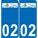 02 Hirson logo sticker plate registration city