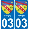 03 Aubigny-aufkleber plakette ez stadt