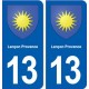 13 Lançon-Provencen blason ville autocollant plaque sticker