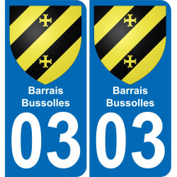 03 Barrais-Bussolles adesivo piastra di registrazione city