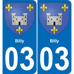 03 Billy-aufkleber plakette ez stadt