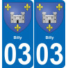 03 Billy adesivo piastra di registrazione city