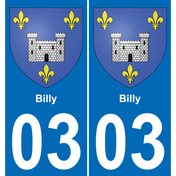 03 Billy-aufkleber plakette ez stadt