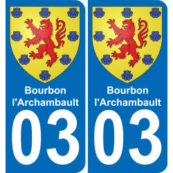 03 Bourbon-l'Archambault-aufkleber plakette ez stadt