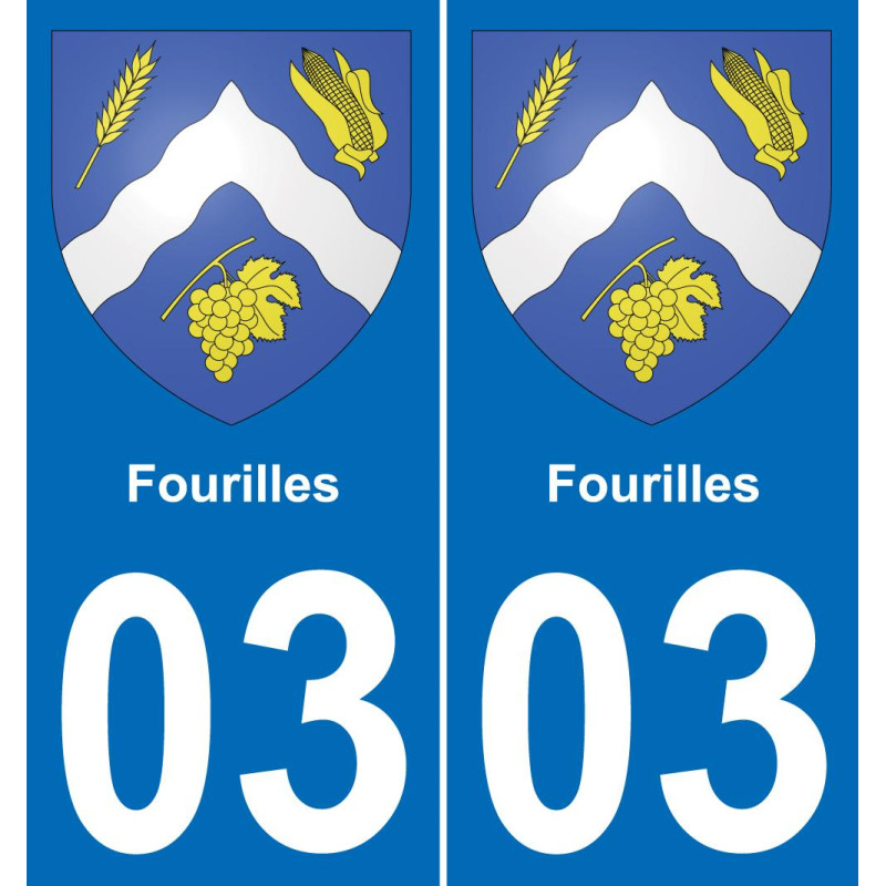 03 Fourilles sticker plate registration city