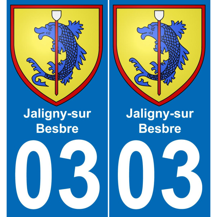 03 Jaligny-sur-Besbre-aufkleber plakette ez stadt
