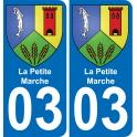 03 La Petite-Marche-aufkleber plakette ez stadt