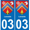 03 Lamaids adesivo piastra di registrazione city
