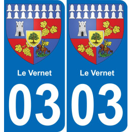 03 Le Vernet-aufkleber plakette ez stadt