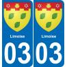 03 Limoise adesivo piastra di registrazione city