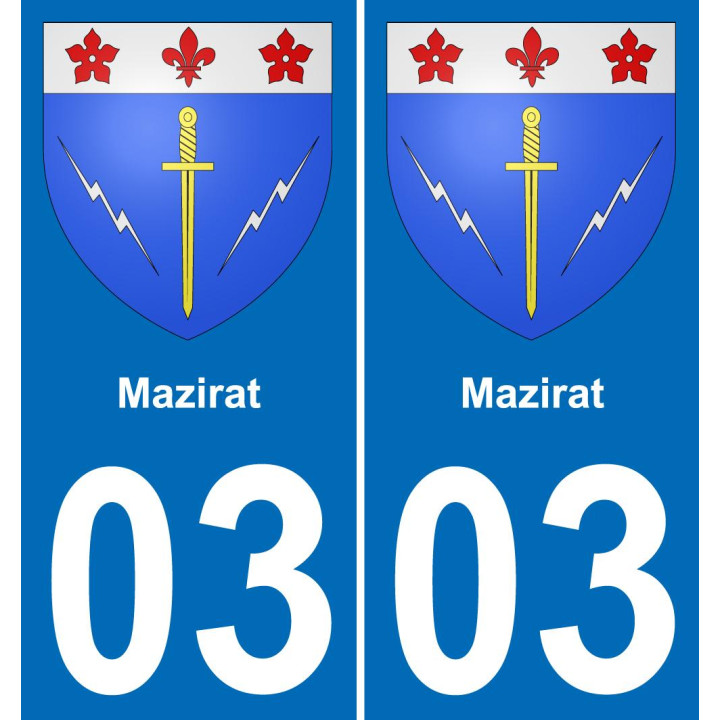 03 Mazirat-aufkleber plakette ez stadt