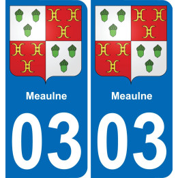 03 Meaulne sticker plate registration city